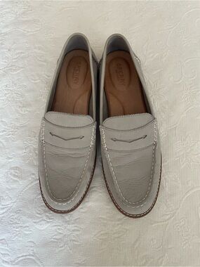 Sperry Women’s Blue/Grey Leather Penny Loafers